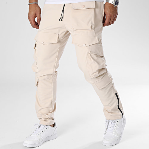 Pantalon Cargo Beige Clair