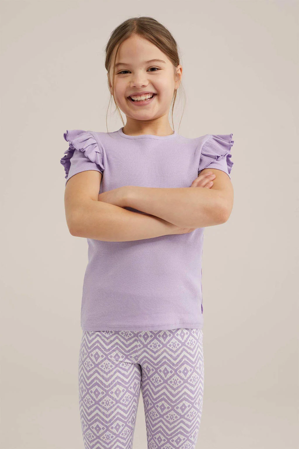 WE Fashion T-shirt paars