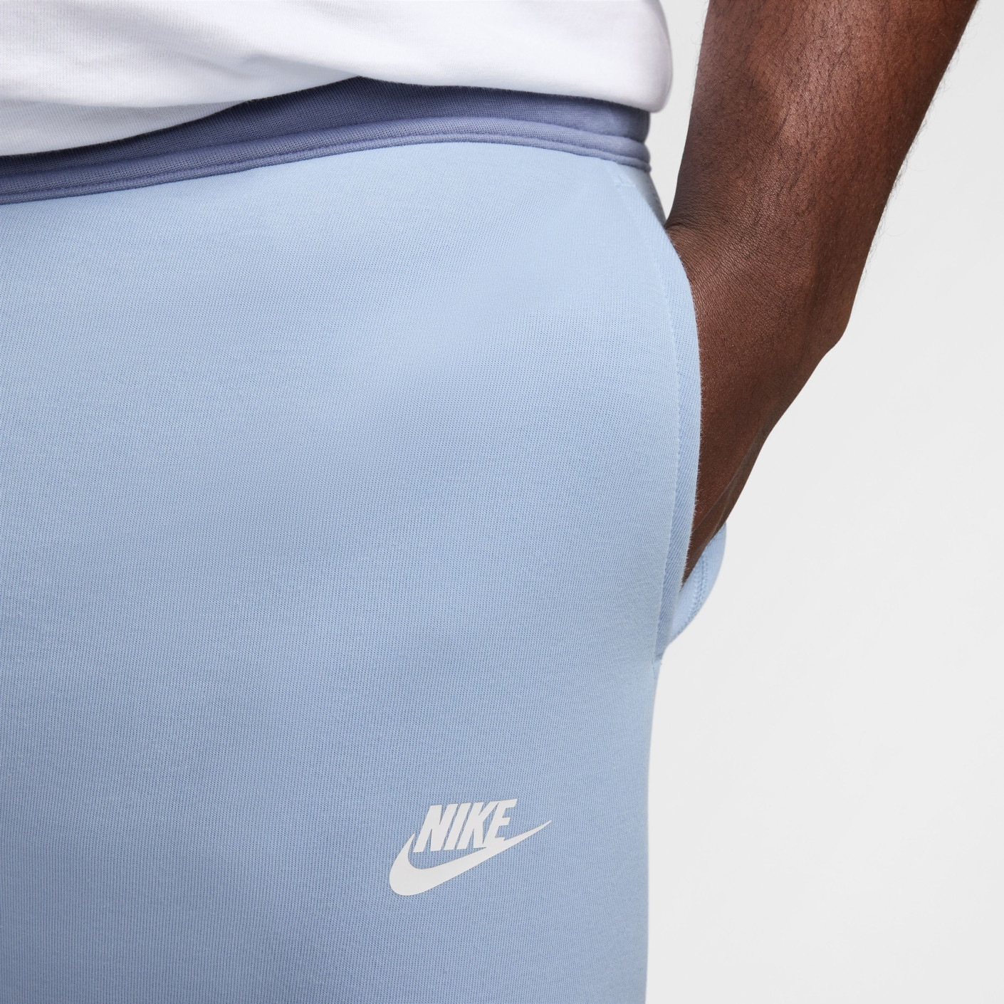 Nike Tech Fleece Sportswear Joggingbroek Lichtblauw Blauwgrijs Wit