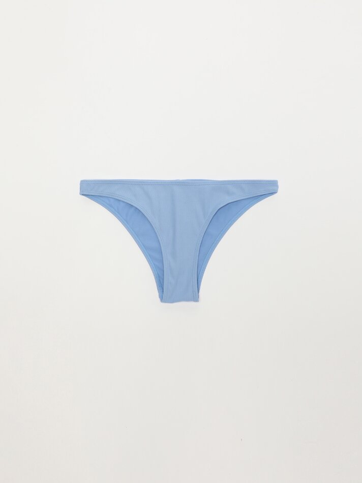 Cueca canelada - Cinza Cobalto