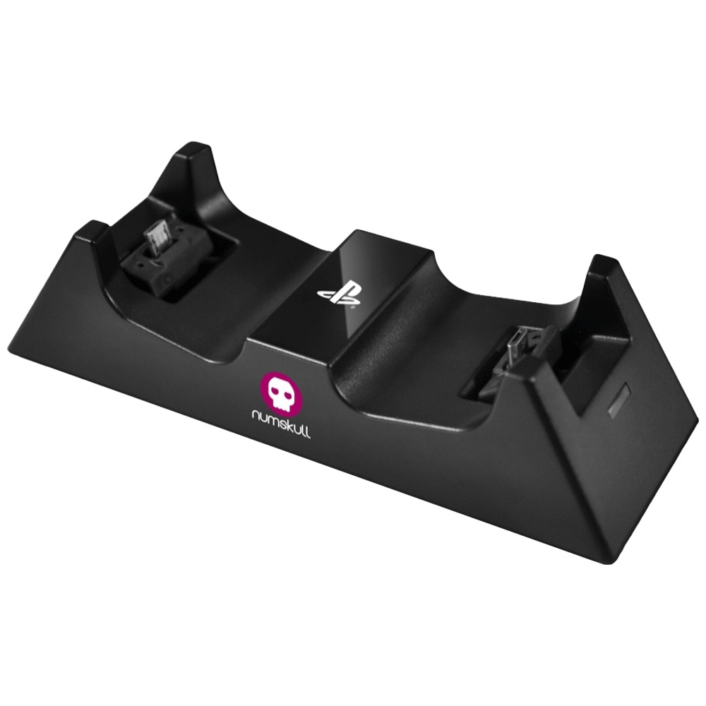 Offizieller Numskull Sony PlayStation PS4 Spiele-Aufbewahrungsturm + Doppelladegerät (PS4/PS5)