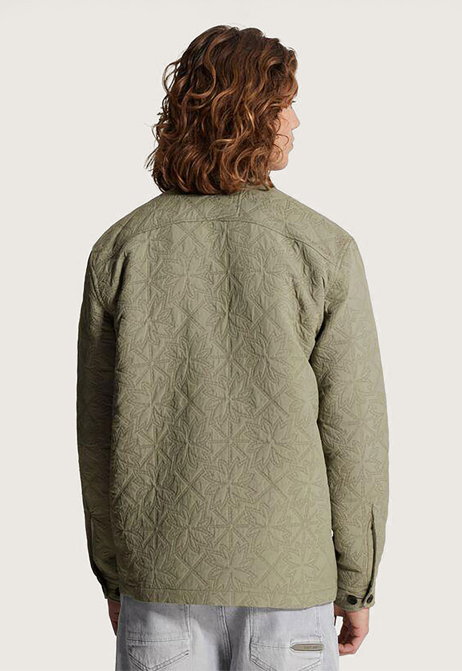 Cast Iron Tech Jacquard Overshirt