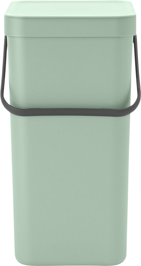 Brabantia Affaldsspand m/låg sort.kon. 16 ltr Jade green