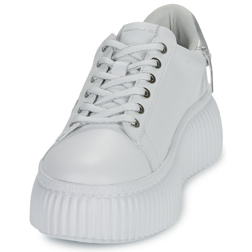 Karl Lagerfeld - KREEPER LO Whipstitch Lo Lace Blanco / Plata