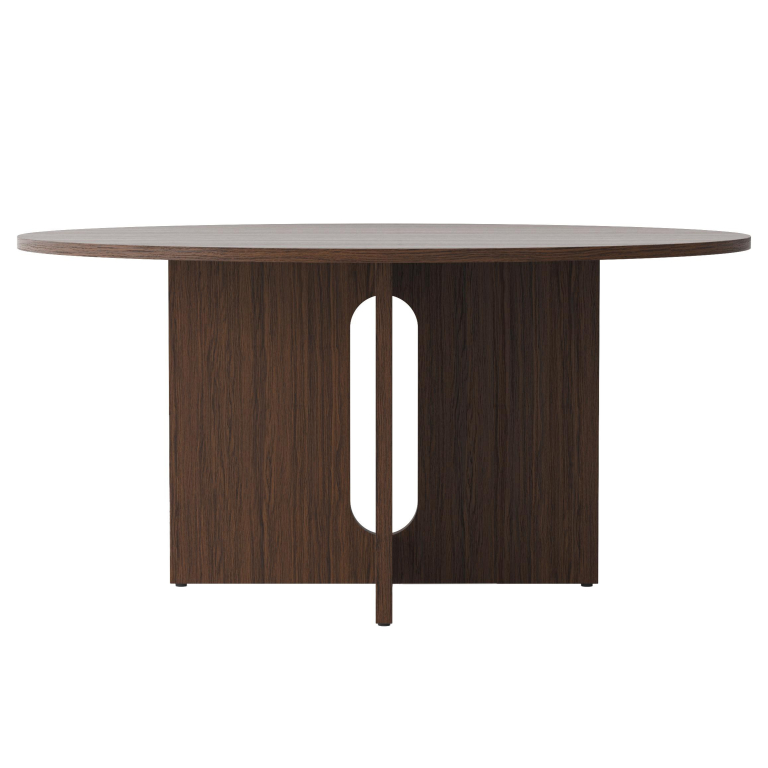 Audo Copenhagen Androgyne eettafel Ø150 donker eiken