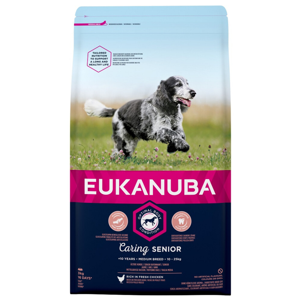 Eukanuba Dog Caring Senior Medium3 kg