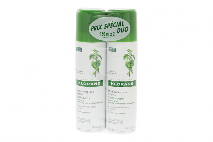 Shampooing Sec à l'Ortie Séborégulateur 2x150ml