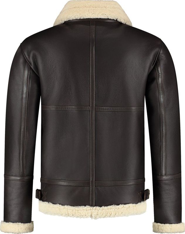 HUNTER - Shearling Lammy Coat - Chocoladebruin - Winterjas