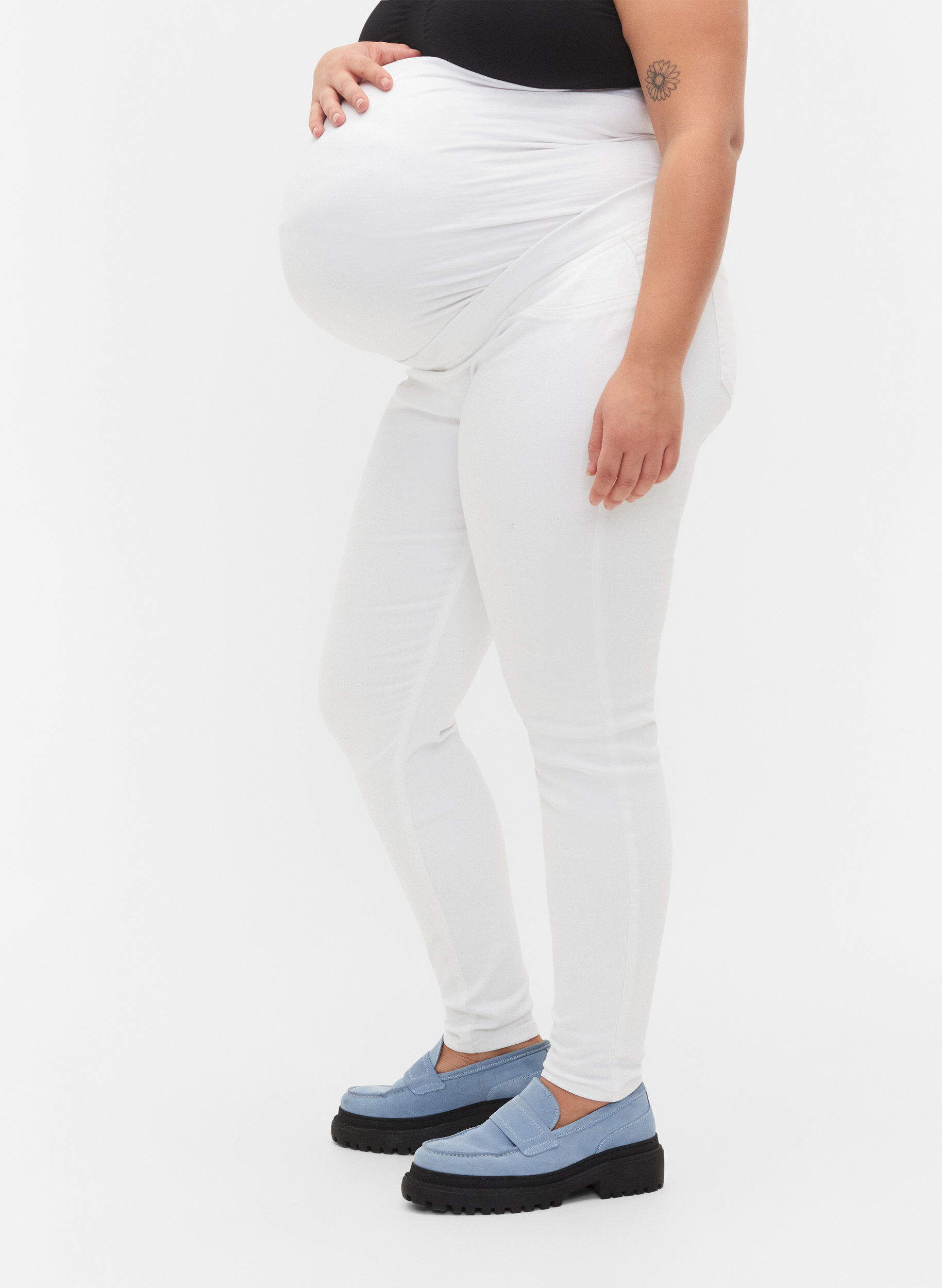 Graviditets jeggings i bomuld