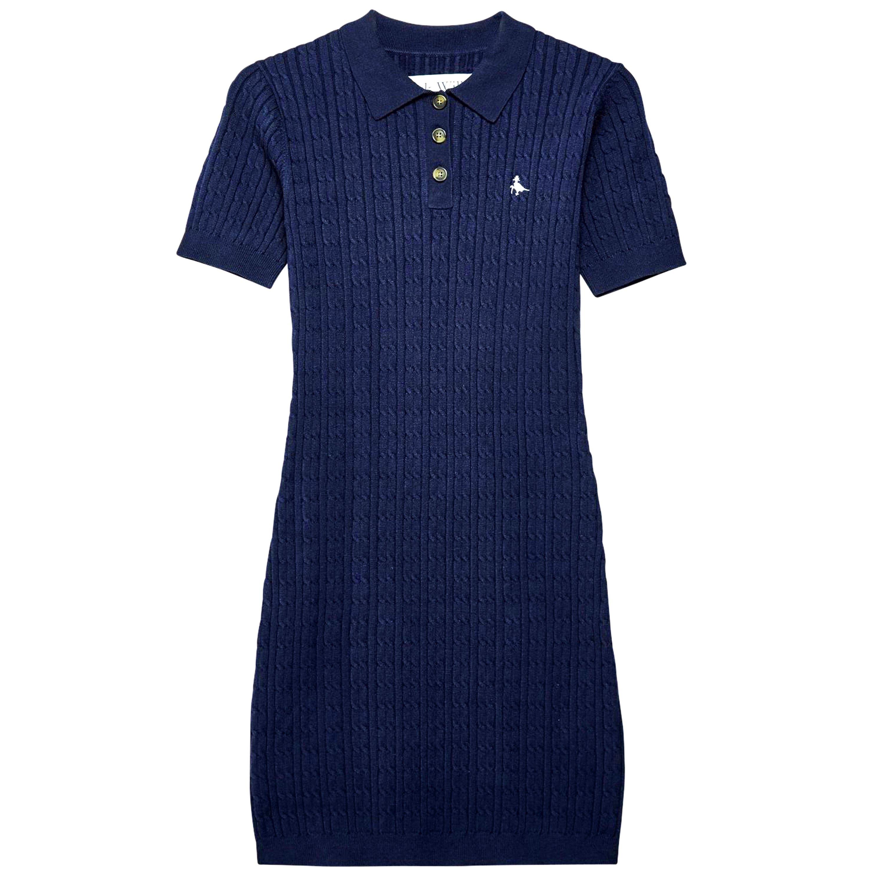 Jack Wills Polo Cable Knitted Mini Dress