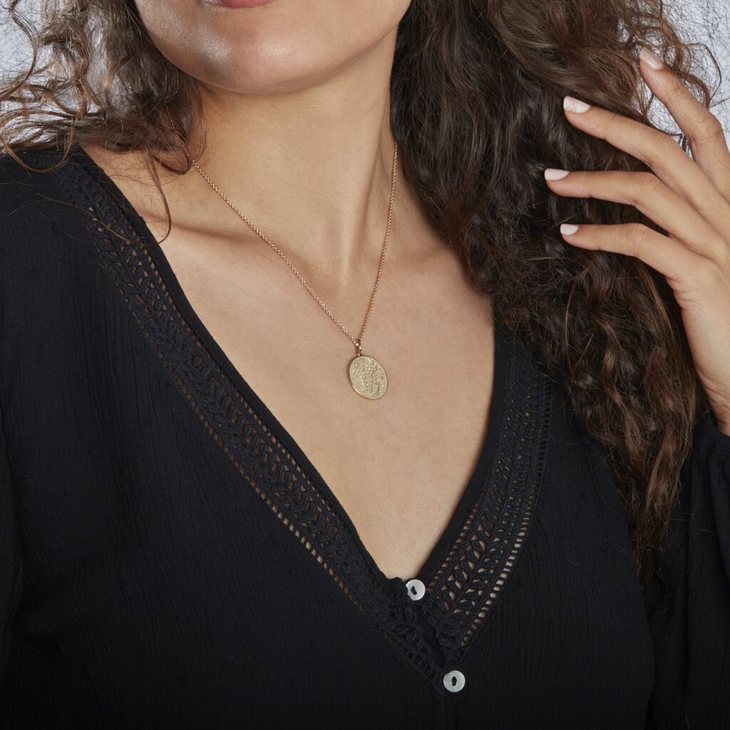 Collier Astro Plaqué Or