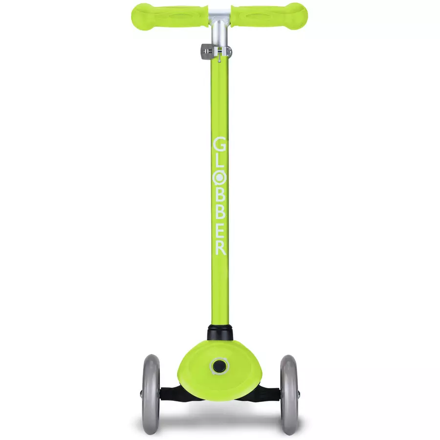GLOBBER Scooter PRIMO LIGHTS lime grün, mit Leuchtrollen