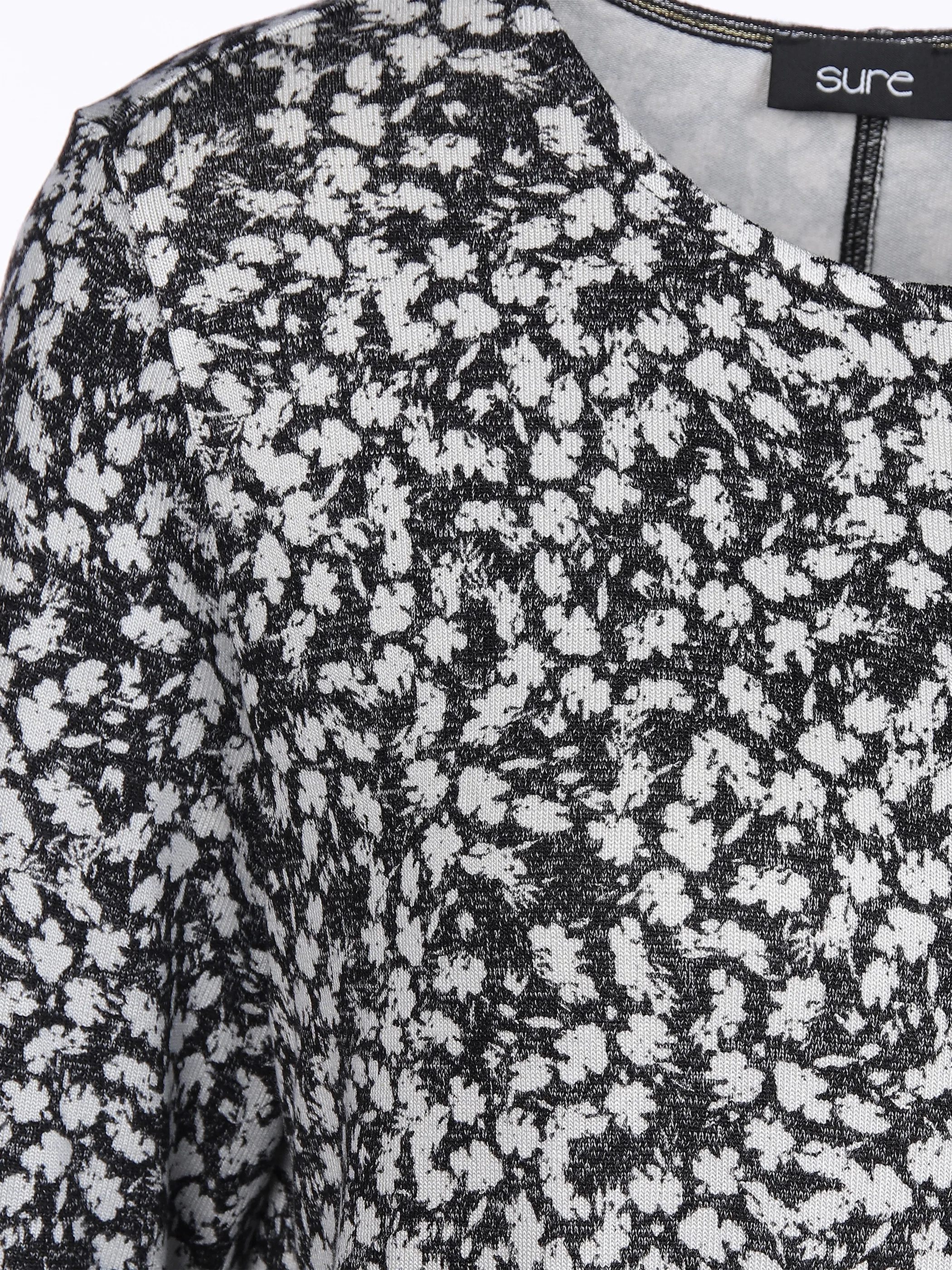 Damen Flauschshirt mit Punkten