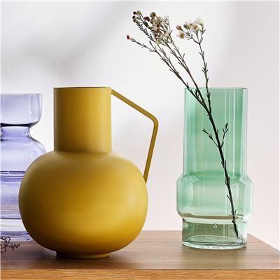 Vase en verre cylindrique