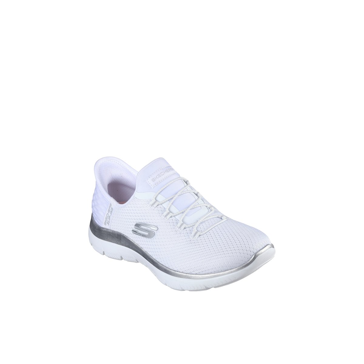 2X les points-Summits2-l-Baskets - Talon plat - Autre Blanc