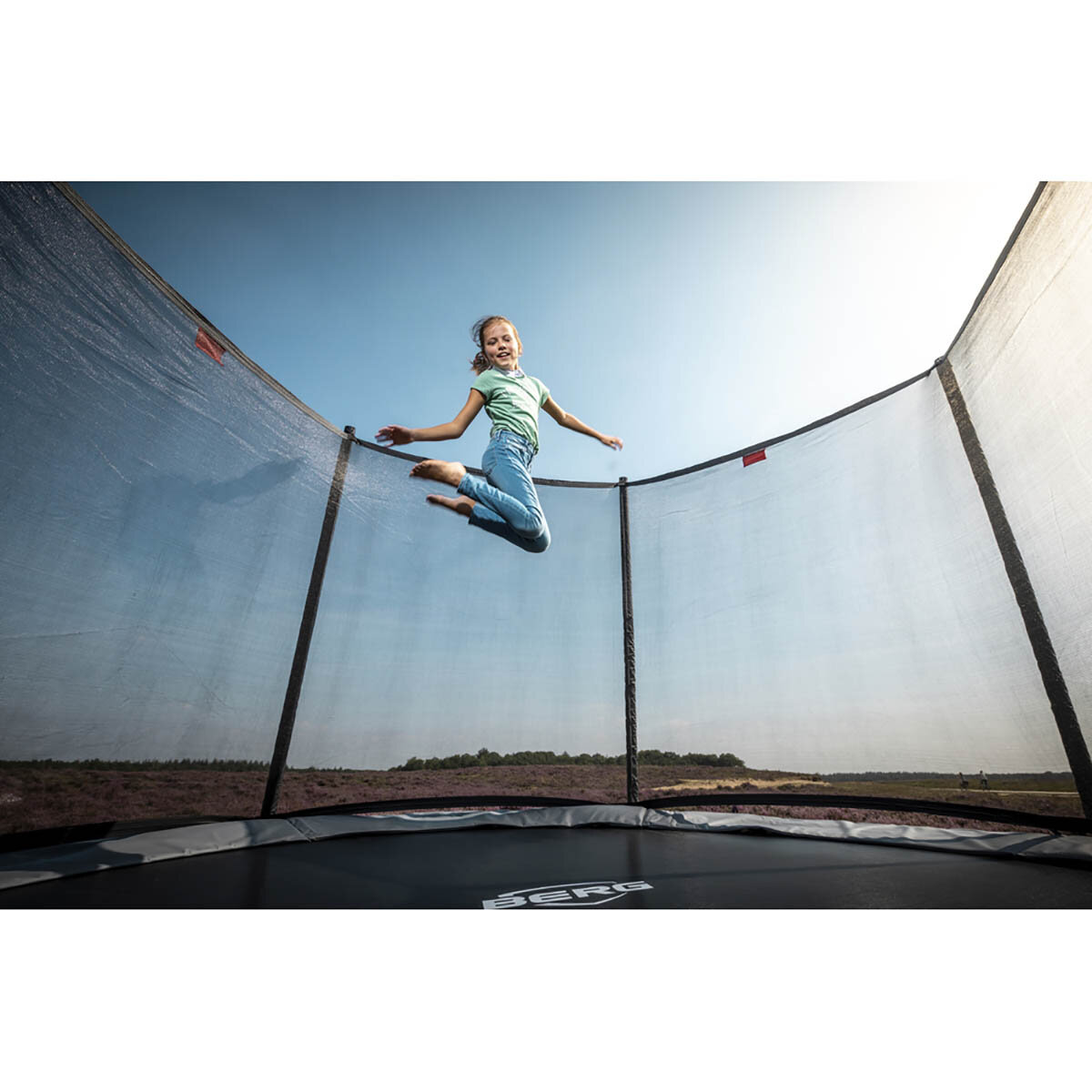 Bergtoys Berg Favorit Trampolin - Regular + Safety Net Comfort