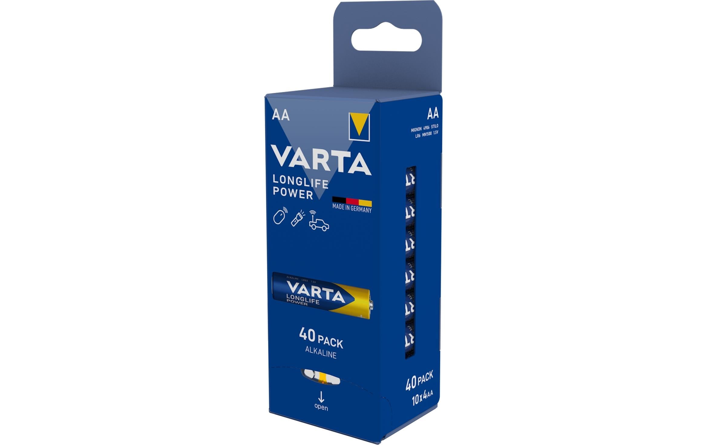 Batterie Longlife Power AA , 40 StückAA-Batterien, 40 Stück