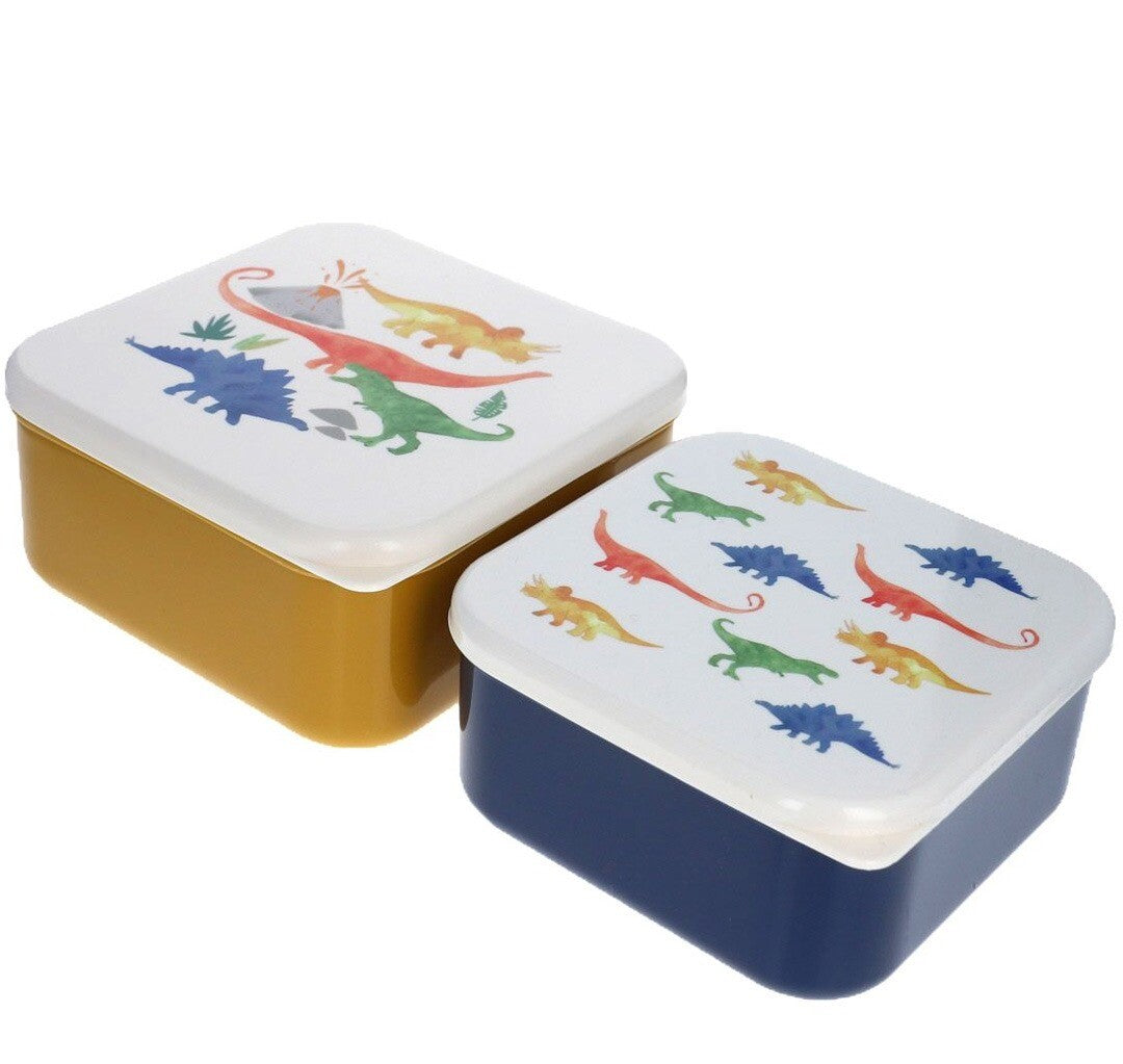 Le petit souk lunchbox set dinosaurus - 2st