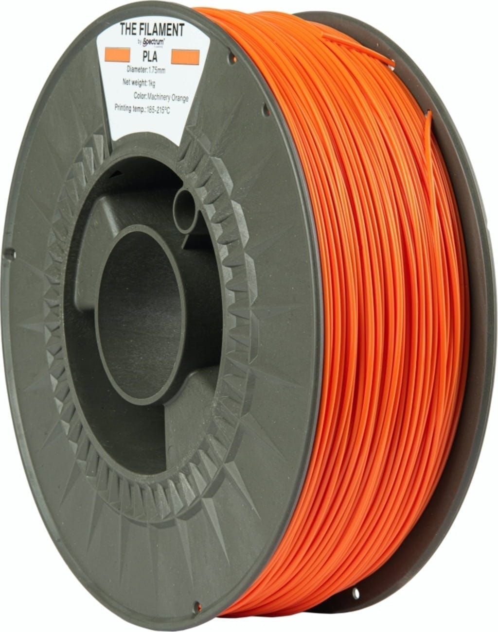 The Filament  PLA Machinery Orange, 1,75 mm / 1000 g    Zuverlässiges & kostengünstiges PLA in Machinery Orange