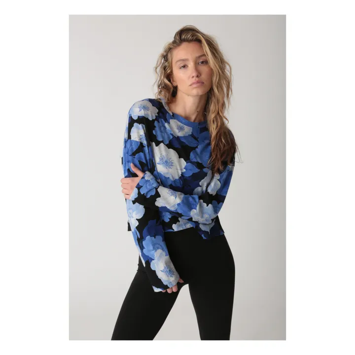 Electric & Rose T-shirt Taryn Floral | Bleu
