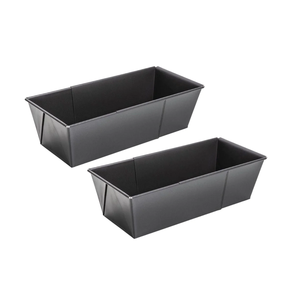 Lot de 2 moules à cakes extensibles 20 à 35 cm Zenker Black Metallic Z