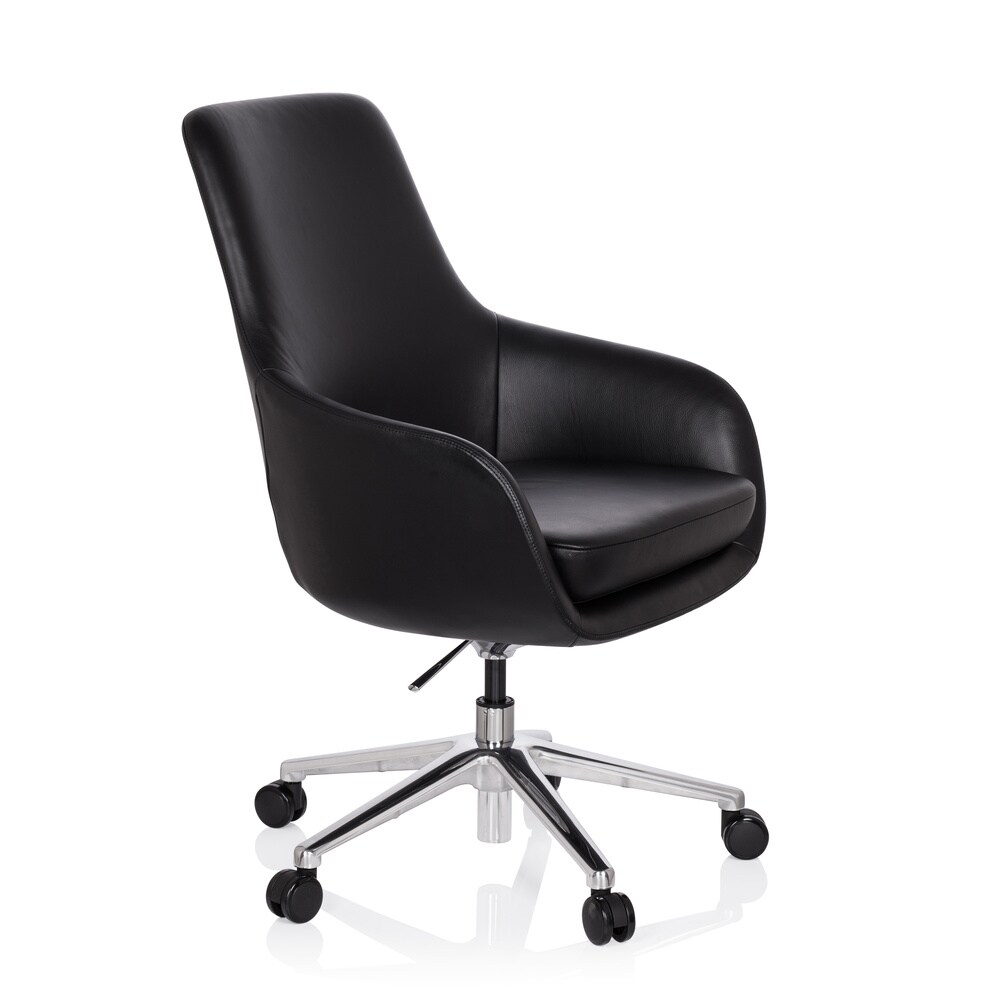Profi Chefsessel BARENO Leder mit Armlehnen hjh OFFICE