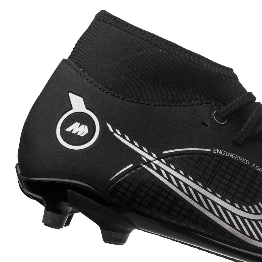 Nike Mercurial Superfly 8 Club MG Shadow - Noir/Argenté/Gris
