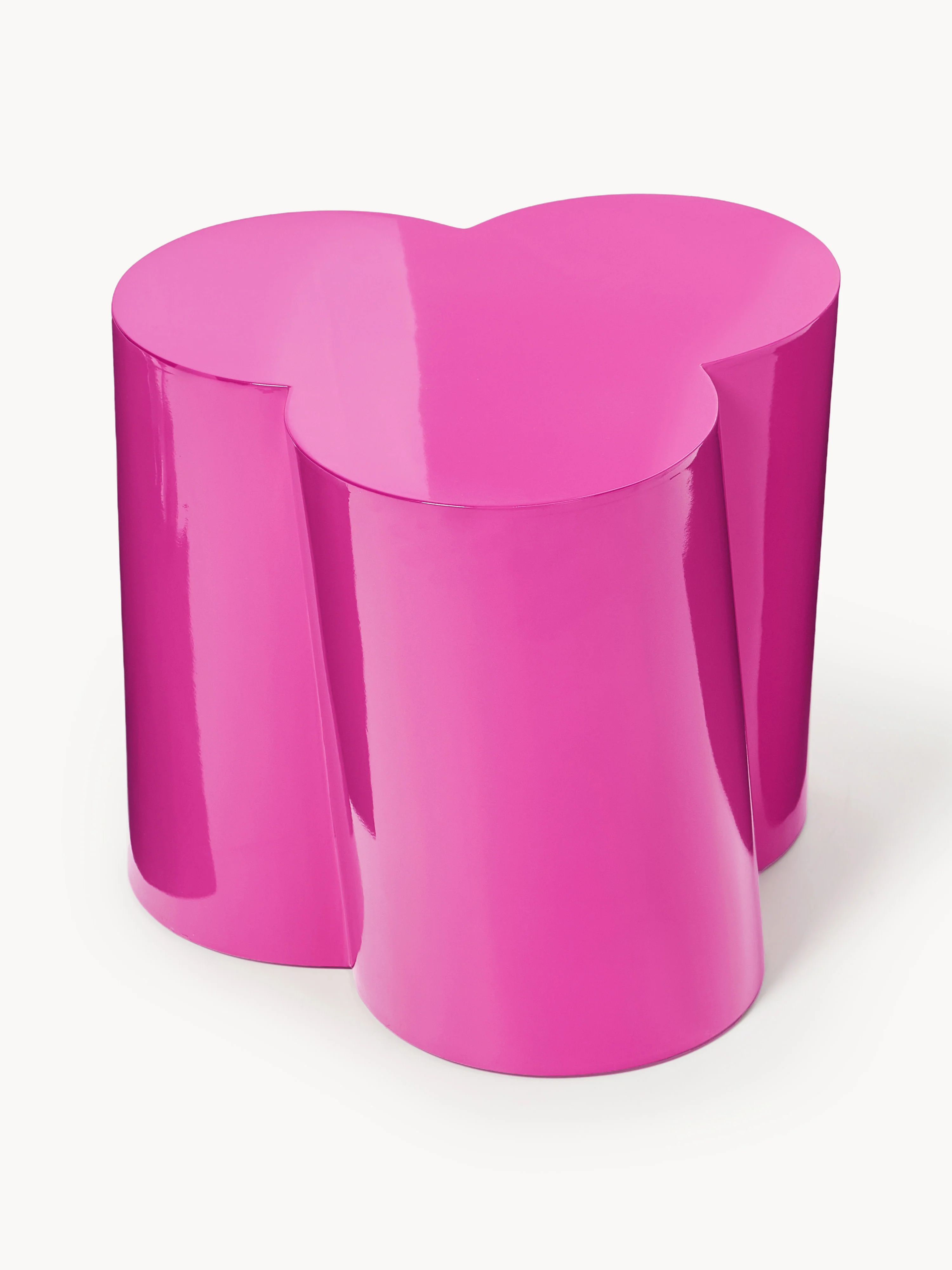 Bijzettafel Flower roze