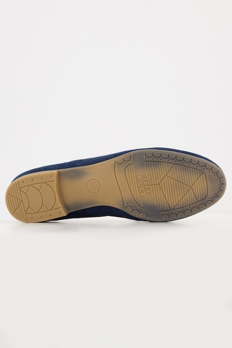 Loafer, Jana Softline, vegan, Veloursleder-Optik, Weite H