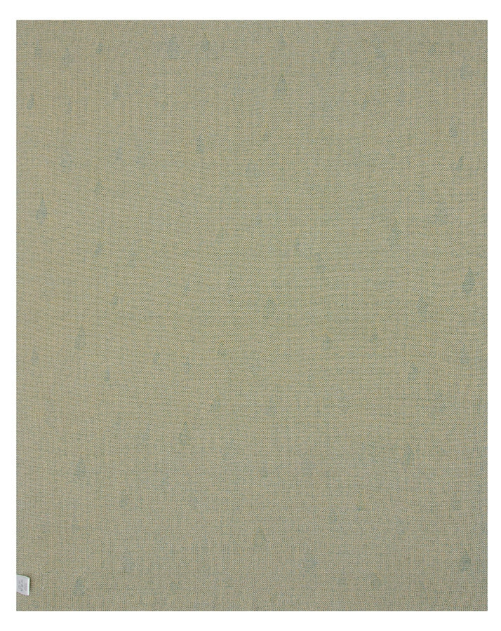 Babydecke REGENTROPFEN (80x100) in graublau/grau