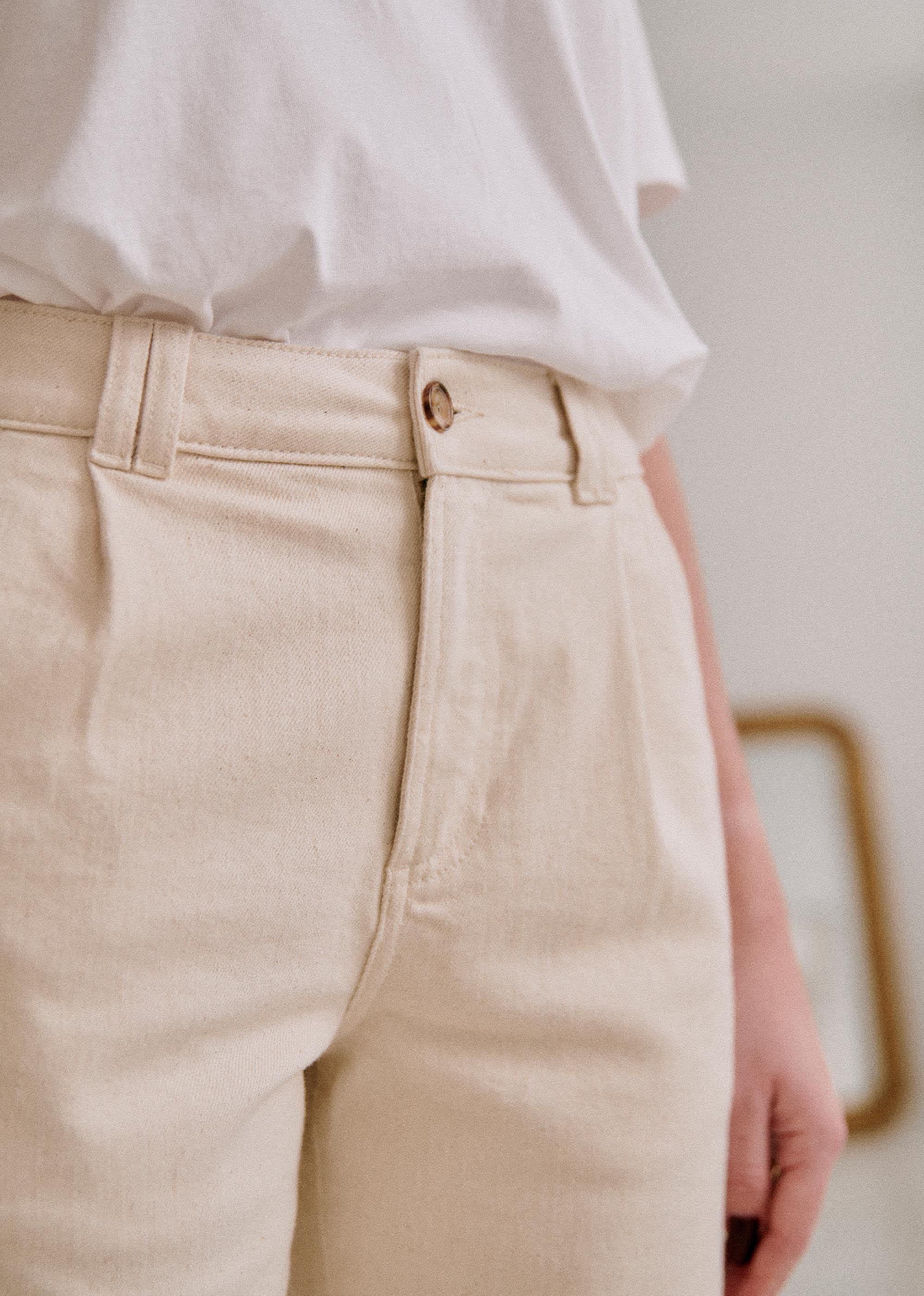 Pantalon Manu - Ecru chiné - E-SHOP/DENIM 5905705