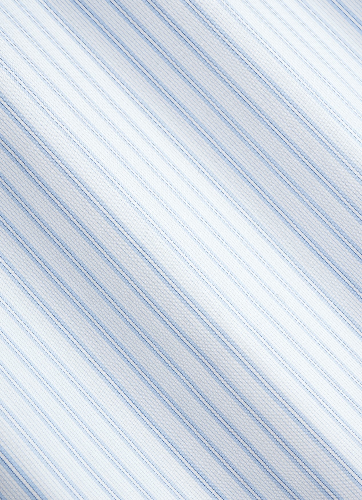 Chemise coupe ajustée en popeline bleu clair à rayures