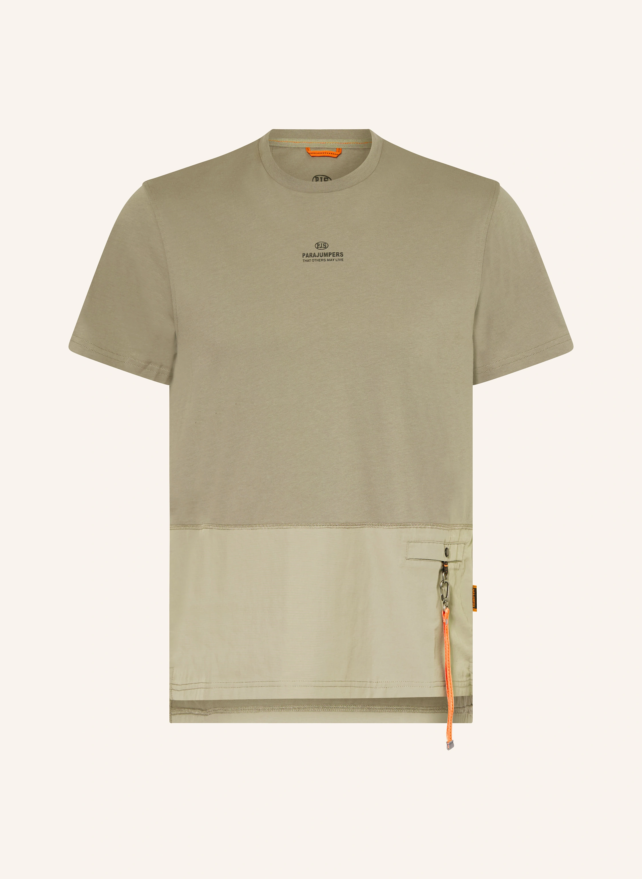 PARAJUMPERS T-Shirt CLINT im Materialmix