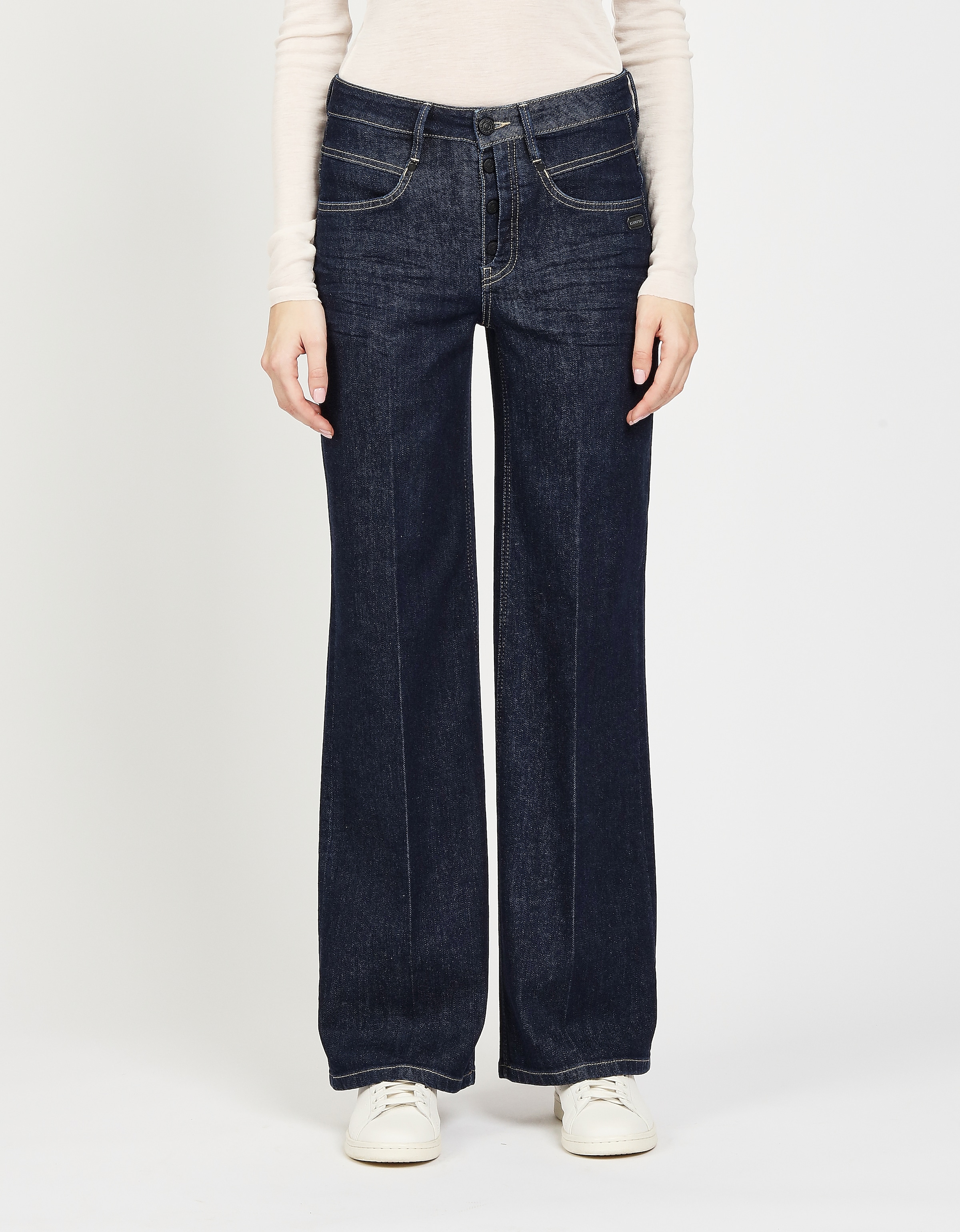 GANG Weite Jeans »94MEDINA WIDE« mit Knopfverschluss - angelehnt an die Amelie Wide