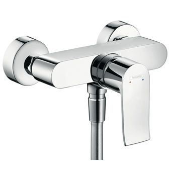Hansgrohe Metris douchekraan z. omstel m. koppelingen HOH = 15cm chroom