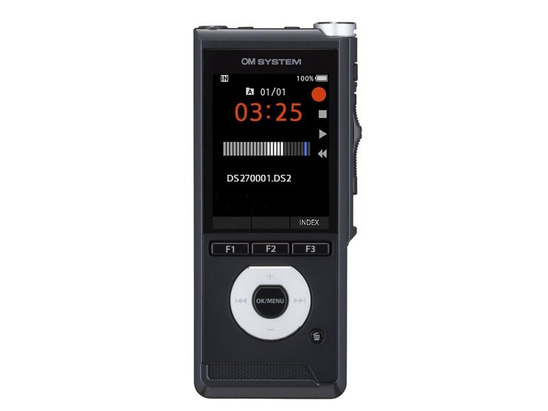 OM System Diktiergerät DS-2700 Starter Kit Mobiles Diktiergerät mit Stereoaufnahme inkl. ODMS R8 Modul