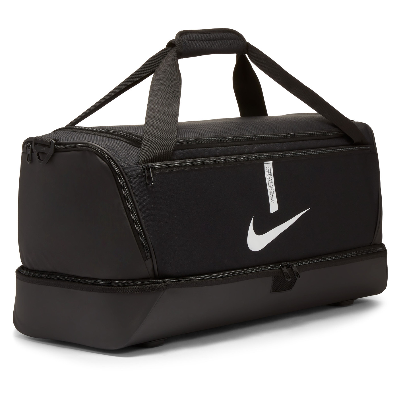 Nike Academy 21 Team Voetbaltas Large Schoenenvak Zwart