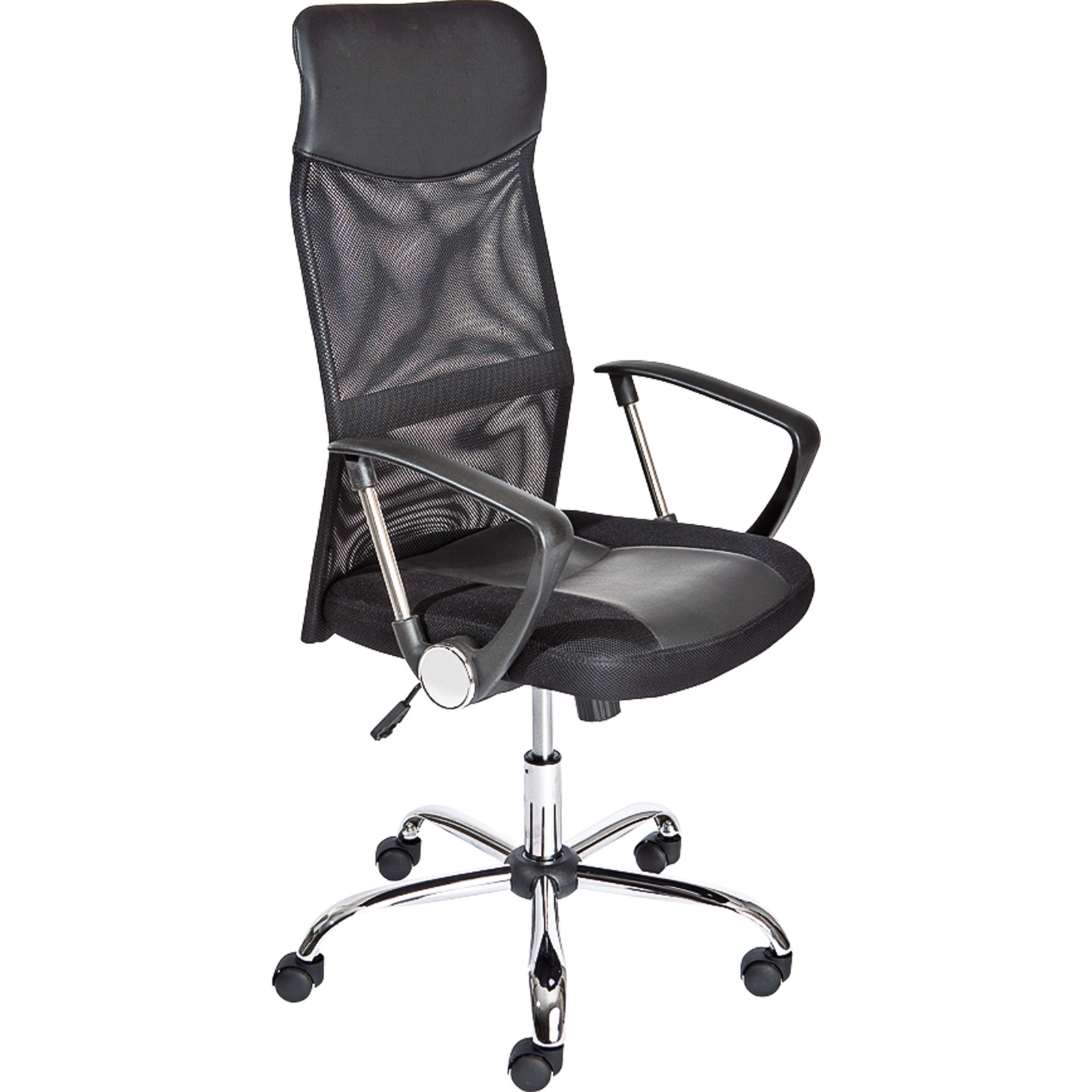 Bürostuhl London PU/Netzstoff schwarz