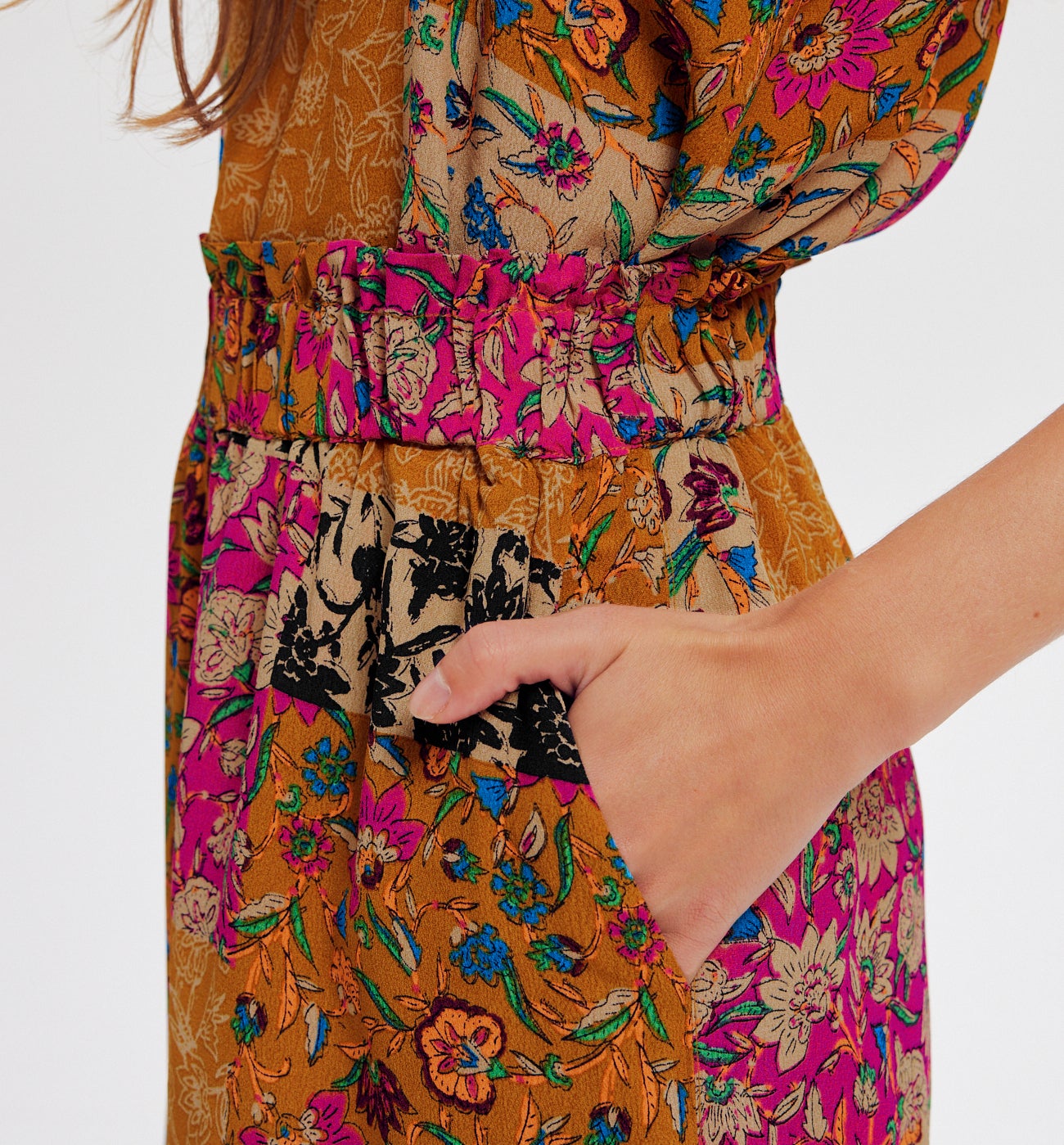 Short fluide imprimé Femme - Imprimé multicolore