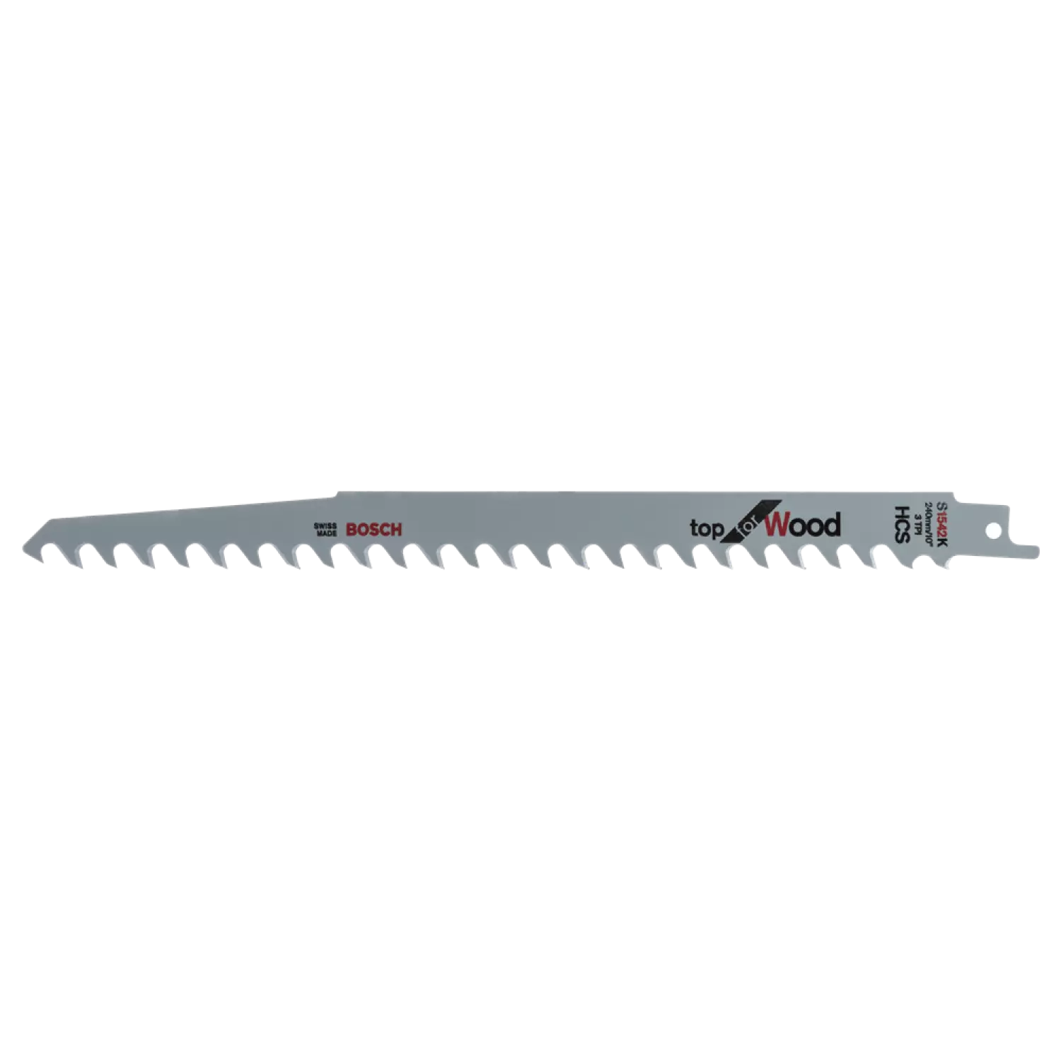 Bosch 2608650682 / S 1542 K Reciprozaagblad - 240 x 3TPI - Hout (5st)