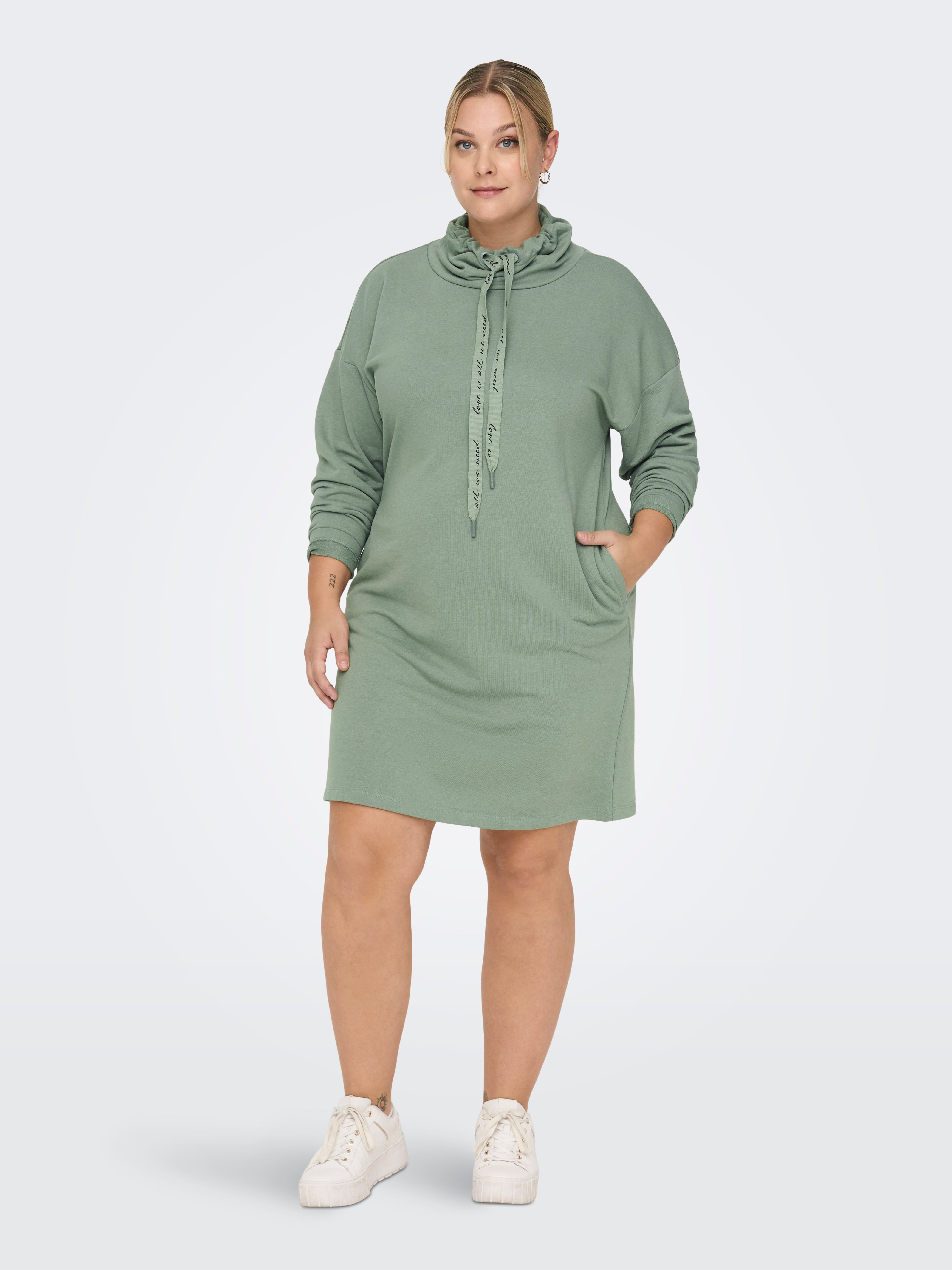CARLUCI Kurzes Kleid Lily Pad