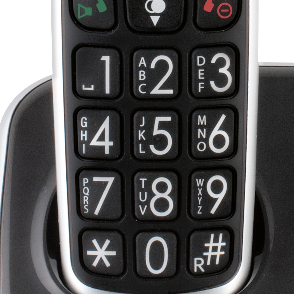 Fysic DECT-Telefon für Senioren FX-6020 mit große Tasten und 2 Mobilteilen