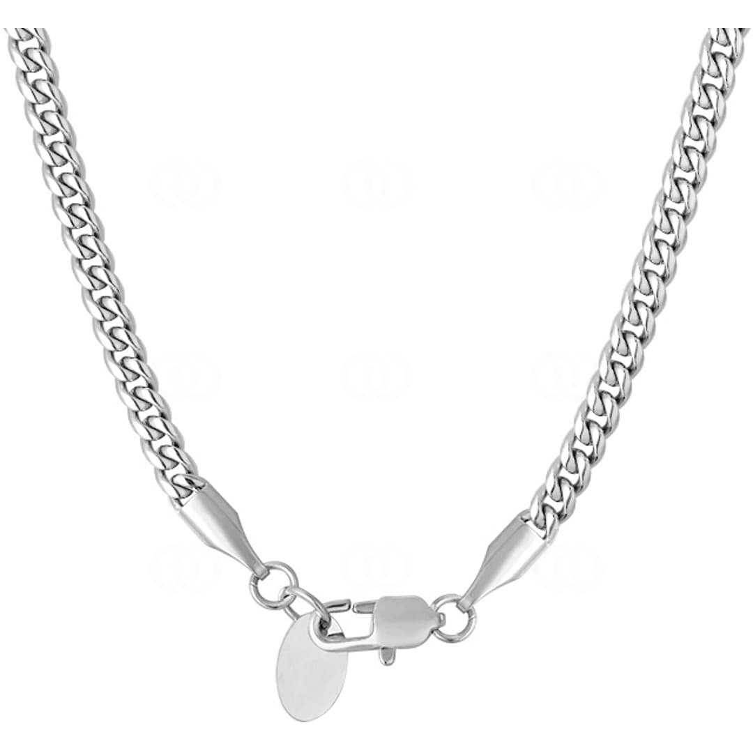 3mm Cuban Link Panzerkette silbrig