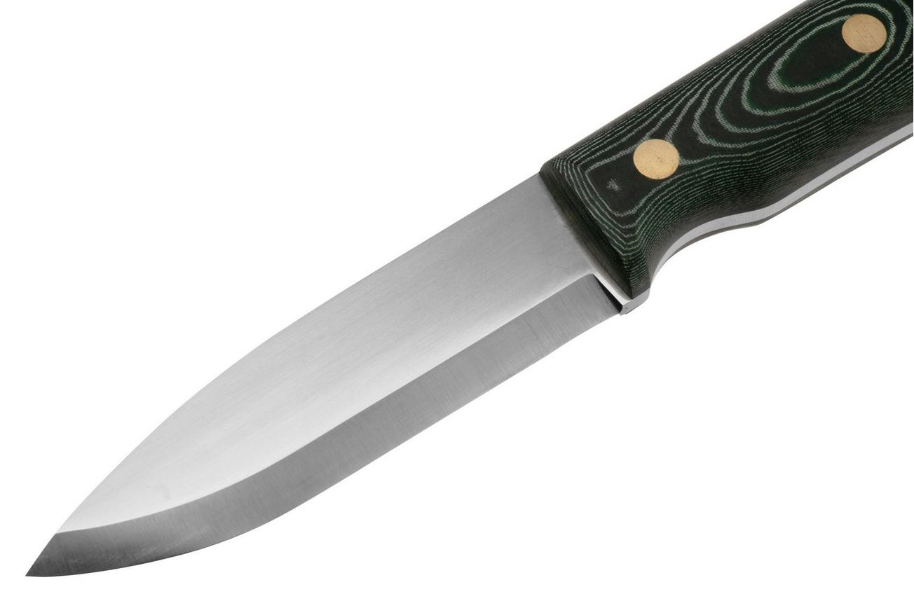 Casström No. 10 Swedish Forest Knife Scandi 14103 Sleipner Green Micarta Kydex, bushcraftmes