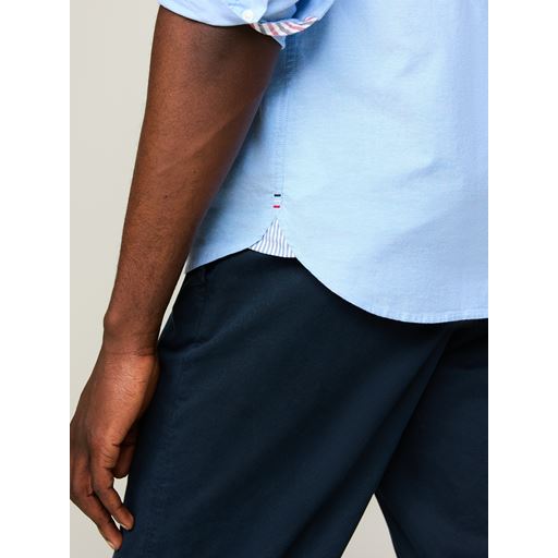 Tommy Hilfiger 1985 Flex Oxford Rf Skjorte, Shirt Blue, S
