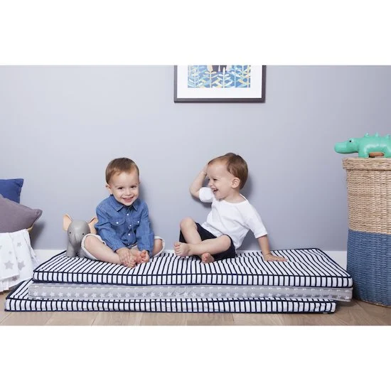 Tapis/Matelas de sol   Blue Stripes        de               Babytolove
