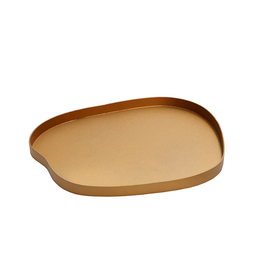 Dienblad Bariri S gold L35 x B30 x H2 cm