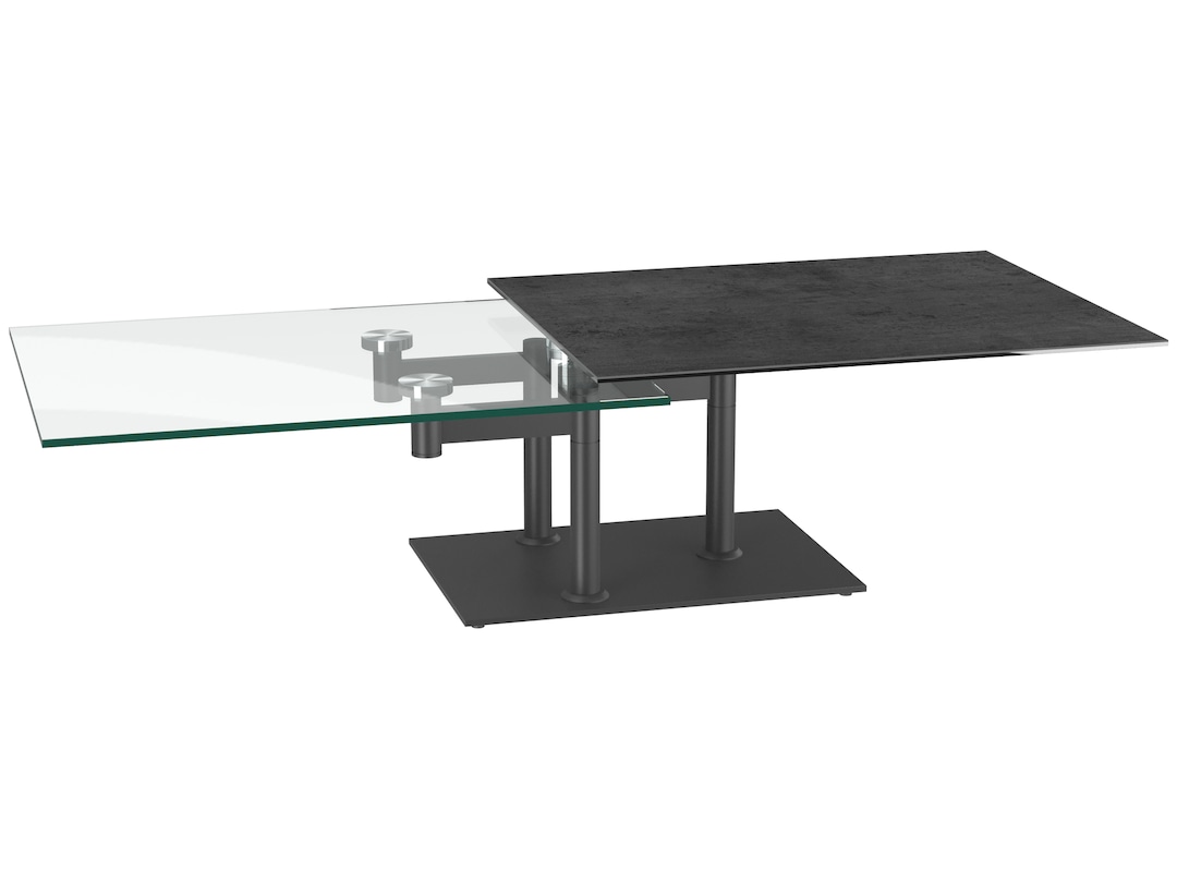 Puro Couchtisch OPERA 90(150) x 60 cm titan