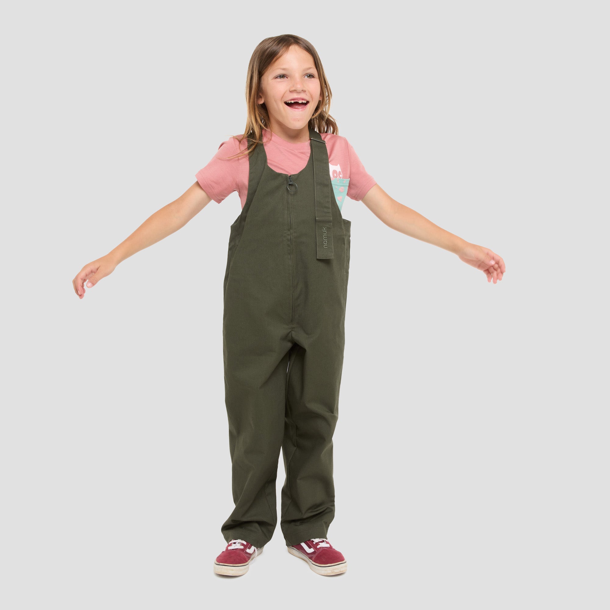 Disa schwere Twill Latzhose lang