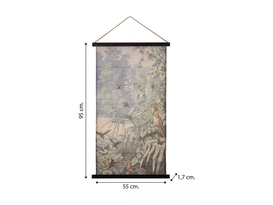 Toile imprimée en parchemin